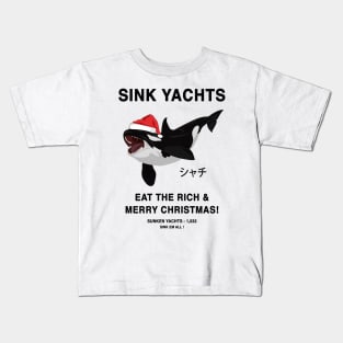 Orca Merry Christmas Kids T-Shirt